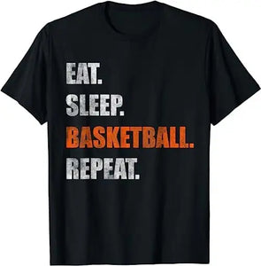 Eat Sleep Basketball Repeat T Shirt