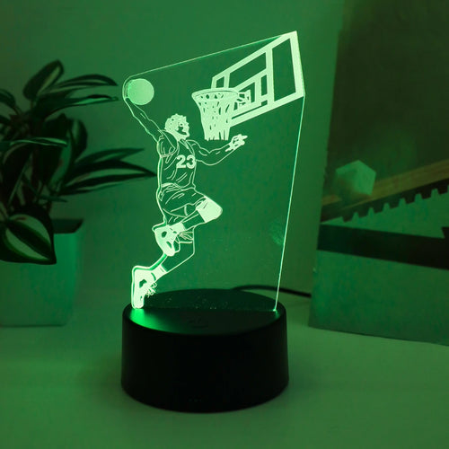 3D Basketball LED Night Light