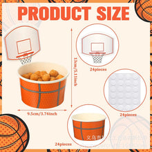 Load image into Gallery viewer, Party Basketball Snack Bowls &amp; Other Party Supplies