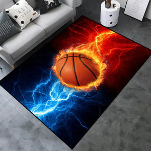 Basketball Court Large Rug