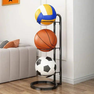 Basketball storage rack