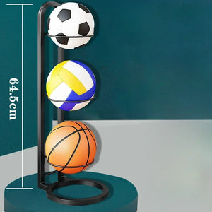Basketball storage rack
