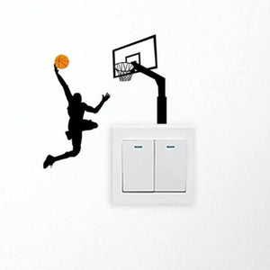 Basketball Sticker for light switch