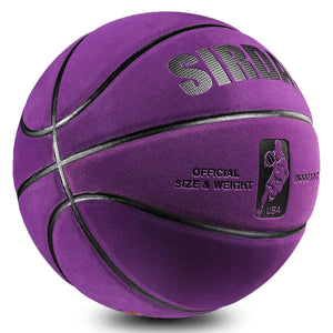 Soft Ultrafine Fiber Suede Basketball No.7 Indoor and Outdoor