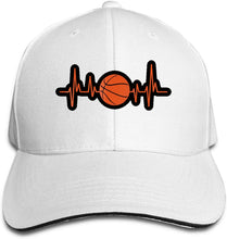 Load image into Gallery viewer, Basketball Heartbeat logo cap