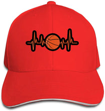 Load image into Gallery viewer, Basketball Heartbeat logo cap