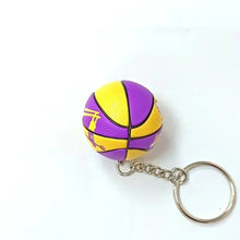 Load image into Gallery viewer, Basketball Keyring/keychain
