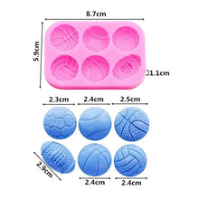 Load image into Gallery viewer, Sports Ball Silicone Mould