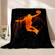 Load image into Gallery viewer, Basketball Art Printed Blanket