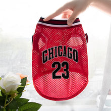 Load image into Gallery viewer, Mesh Breathable Dog Basketball Jersey Clothes