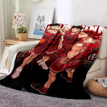 Load image into Gallery viewer, Cartoon Slam Dunk Basketball Anime Soft Blankets