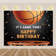 Load image into Gallery viewer, Basketball Game Backdrop Birthday Party Decorations