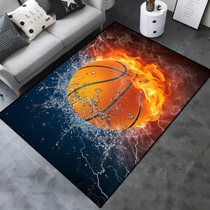Basketball Court Large Rug