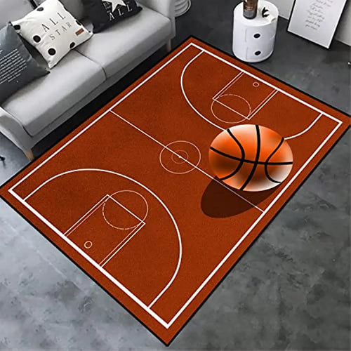 Basketball Court Large Rug