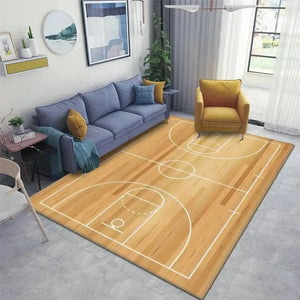 Basketball Court Rug - Various Designs