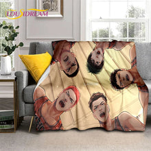 Load image into Gallery viewer, Cartoon Slam Dunk Basketball Anime Soft Blankets