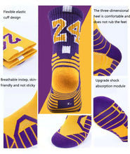 Load image into Gallery viewer, Kids Basketball Socks Breathable Cotton