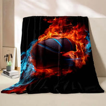 Load image into Gallery viewer, Basketball Art Printed Blanket