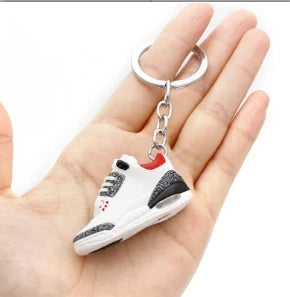 3D Basketball Shoes Keychain
