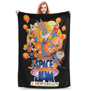 Space Jam Knitted Blanket