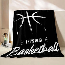 Load image into Gallery viewer, Basketball Art Printed Blanket