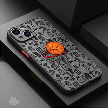 Load image into Gallery viewer, Basketball Art Phone Case for Apple iPhone 15 ,14