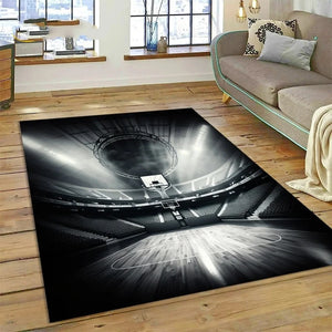 Basketball Court Rug - Various Designs