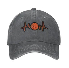 Load image into Gallery viewer, Basketball Heartbeat logo cap