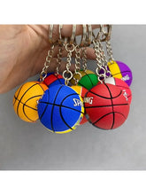 Load image into Gallery viewer, Basketball keyring