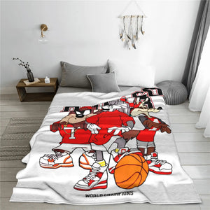 Space Jam Knitted Blanket