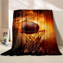Load image into Gallery viewer, Basketball Art Printed Blanket