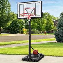 Load image into Gallery viewer, Basketball Hoop, 7.5-10ft Height Adjustable w/Shock Absorbent Rim