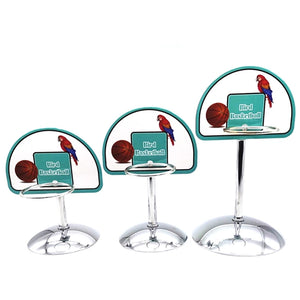 Pet Parrot Basketball Hoop