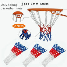 Load image into Gallery viewer, Standard Basketball Net Red+White, x1,x2 or x3 sets