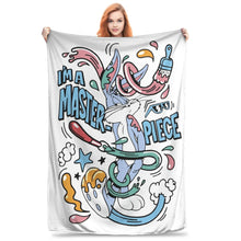 Load image into Gallery viewer, Space Jam Knitted Blanket