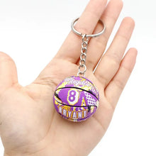 Load image into Gallery viewer, Basketball keyring
