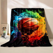 Load image into Gallery viewer, Basketball Art Printed Blanket