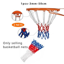 Load image into Gallery viewer, Standard Basketball Net Red+White, x1,x2 or x3 sets