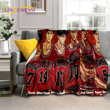 Load image into Gallery viewer, Cartoon Slam Dunk Basketball Anime Soft Blankets