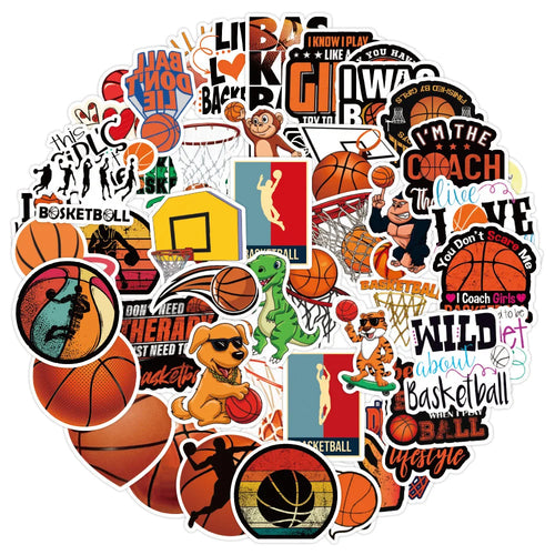 Basketball Stickers Various