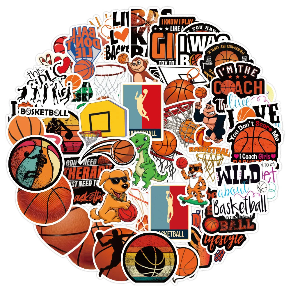 Basketball Stickers Various