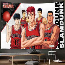 Load image into Gallery viewer, Slam Dunk Happy Birthday Banner Backdrop