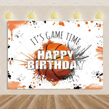 Load image into Gallery viewer, Basketball Game Backdrop Birthday Party Decorations