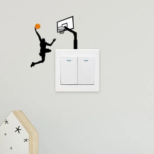 Basketball Sticker for light switch