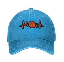 Load image into Gallery viewer, Basketball Heartbeat logo cap