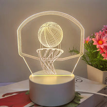Load image into Gallery viewer, Basketball Hoop 3D night light