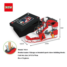 Load image into Gallery viewer, Building blocks basketball shoes