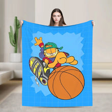 Load image into Gallery viewer, Garfield Basketball Blanket