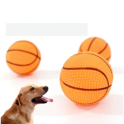 Small Basketball 6.5cm Dog Interactive Toy Ball
