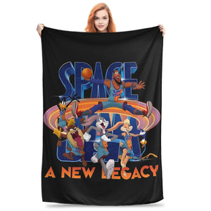 Space Jam Knitted Blanket